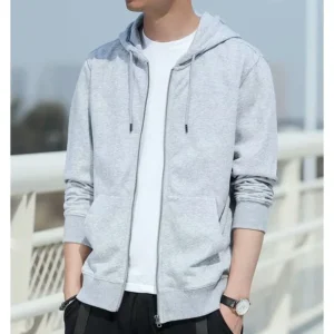 nueva sudadera con capucha para hombres chaqueta cárdigan con cremallera pareja juvenil ropa Casual suelta