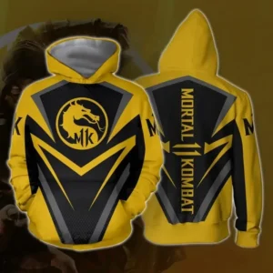 Mortal Kombat Sudadera con capucha juego 3D impreso ropa de calle hombres mujeres moda sudadera de gran tamaño Sudadera con capucha niños pulóver ropa deportiva