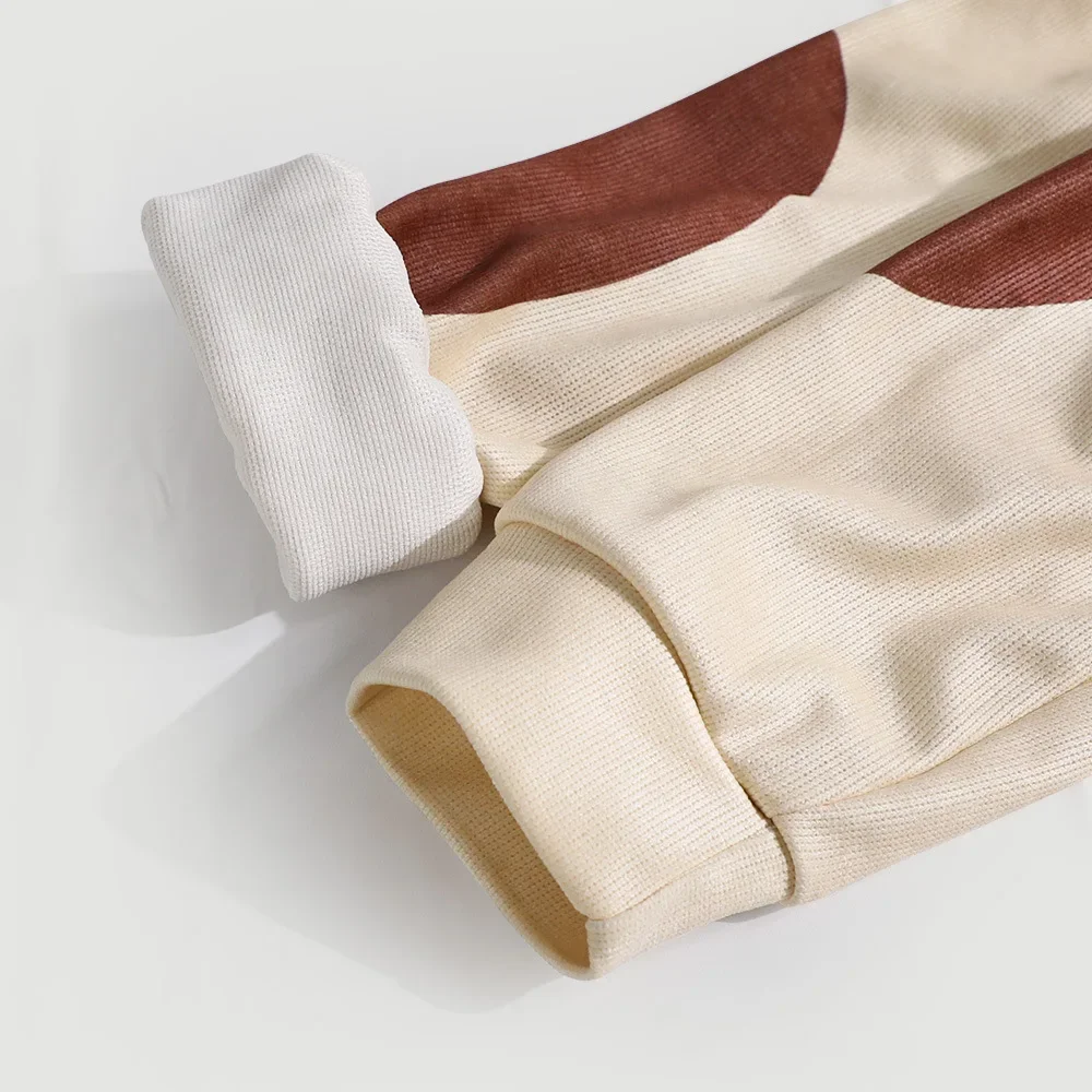 Sudadera Polo con cuello levantado, informal, holgada. - Image 12