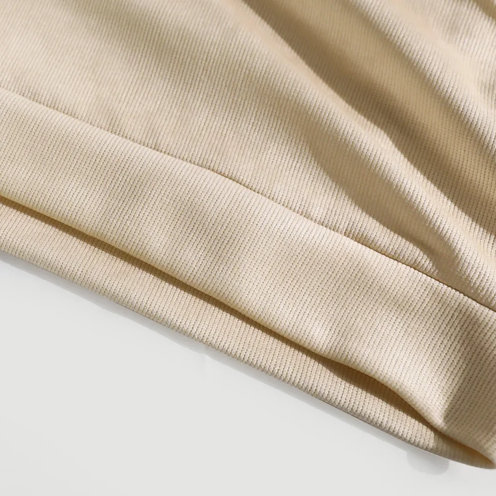 Sudadera Polo con cuello levantado, informal, holgada. - Image 13