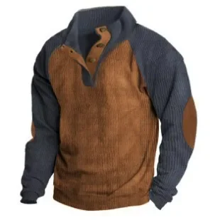 Sudadera Polo con cuello levantado, informal, holgada. - Image 8