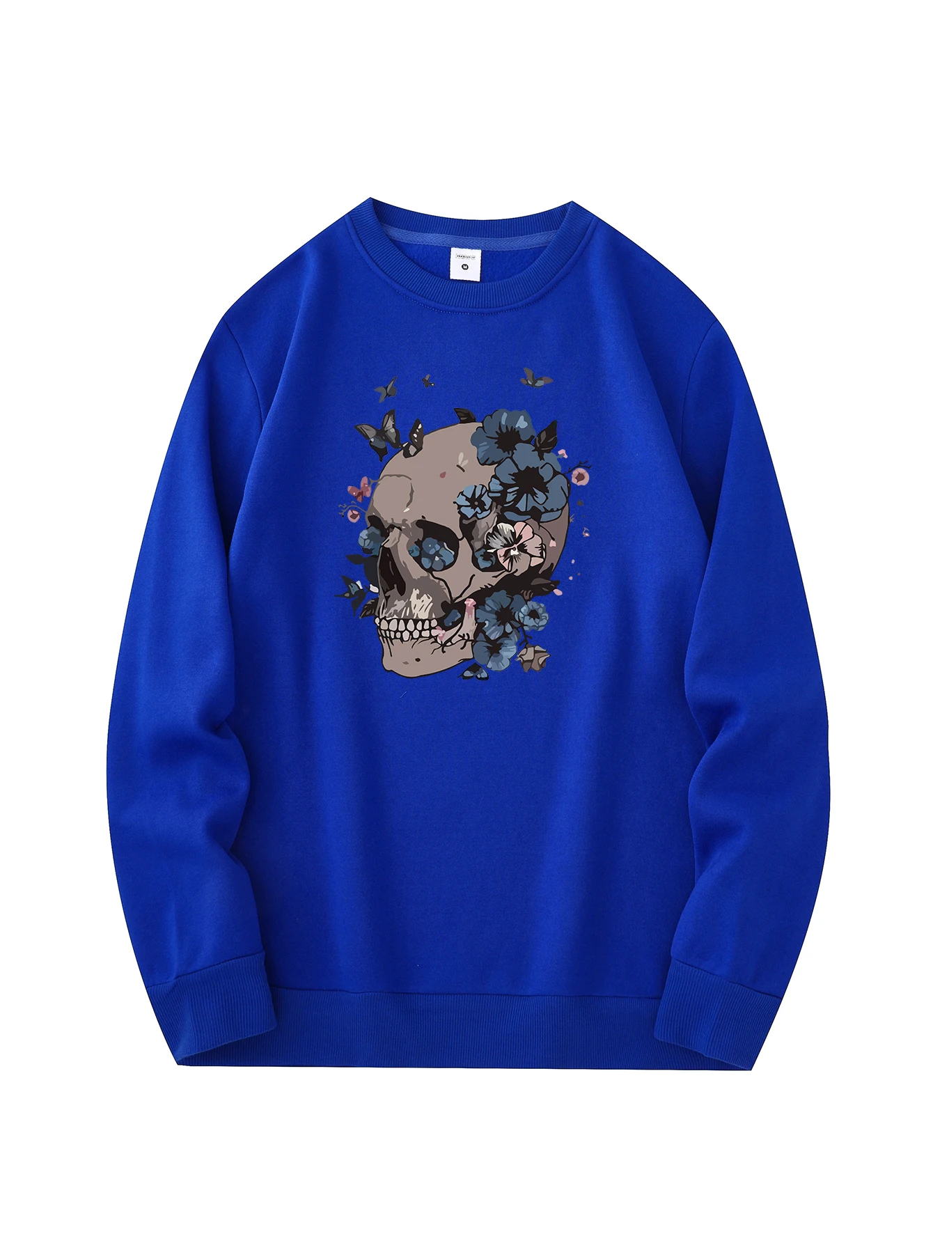 Suéter de cuello redondo, cómoda informal y diaria. - Image 3