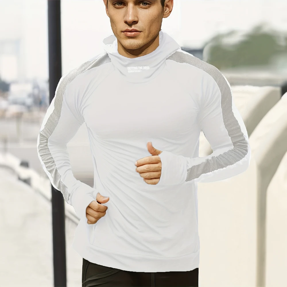 Ropa deportiva para correr ropa deportiva ajustada deportes trotar compresión Sudadera con capucha para hombres jersey de ocio al aire libre ropa para hombres - Image 3
