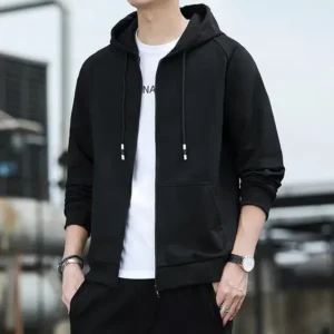 Sudadera con capucha holgada, ropa informal, de calle deportiva