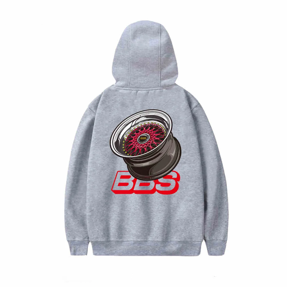 Sudadera con capucha, Rin de rueda de coche japonés. - Image 3