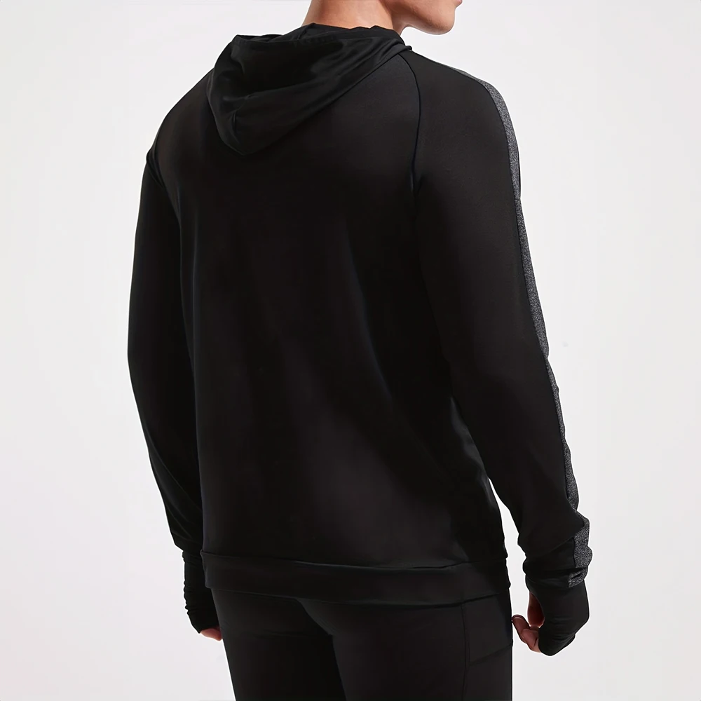 Ropa deportiva para correr ropa deportiva ajustada deportes trotar compresión Sudadera con capucha para hombres jersey de ocio al aire libre ropa para hombres - Image 5