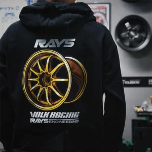Sudadera con capucha, con estampado de  Rin de coche JDM.
