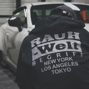 Sudadera con capucha, holgada y gruesa.