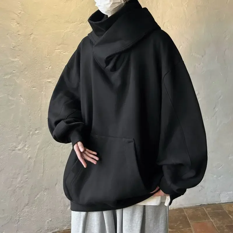 Sudadera con capucha de estilo Polo/cuello de tortuga. - Image 2