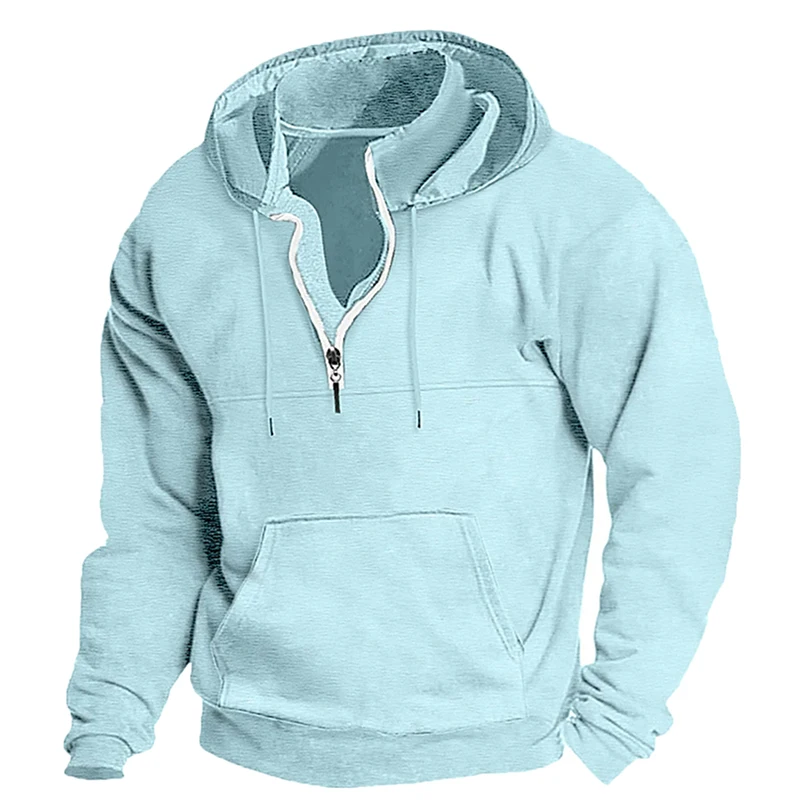 Sudadera con capucha y media cremallera. - Image 6