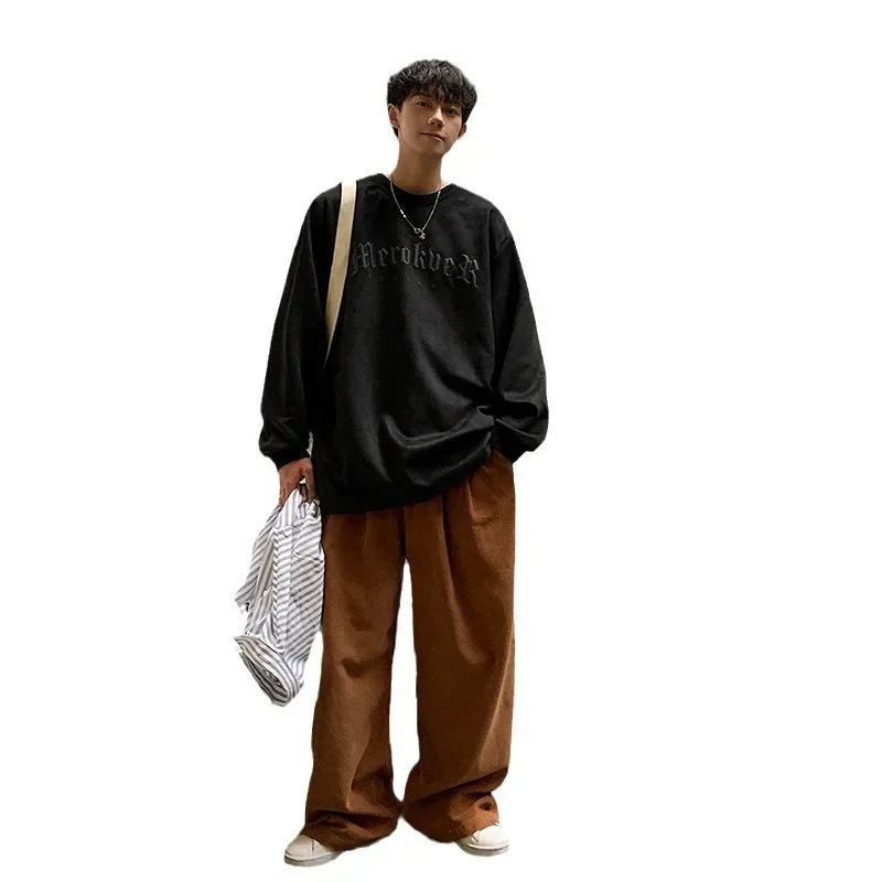 Sudadera Retro americana de manga larga con cuello redondo. - Image 3