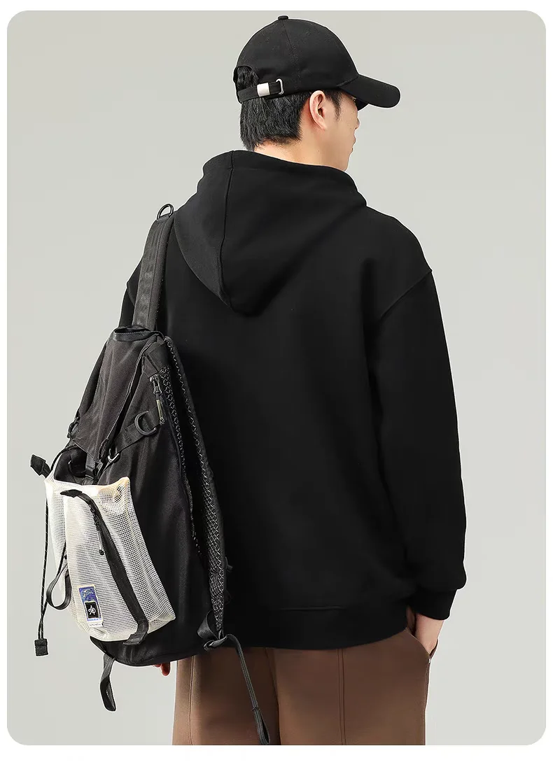 Sudaderas con capucha sudadera de manga larga, algodón. - Image 3