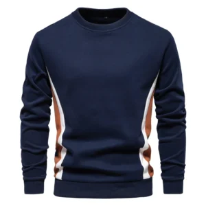 Suéter de cuello redondo, manga larga.