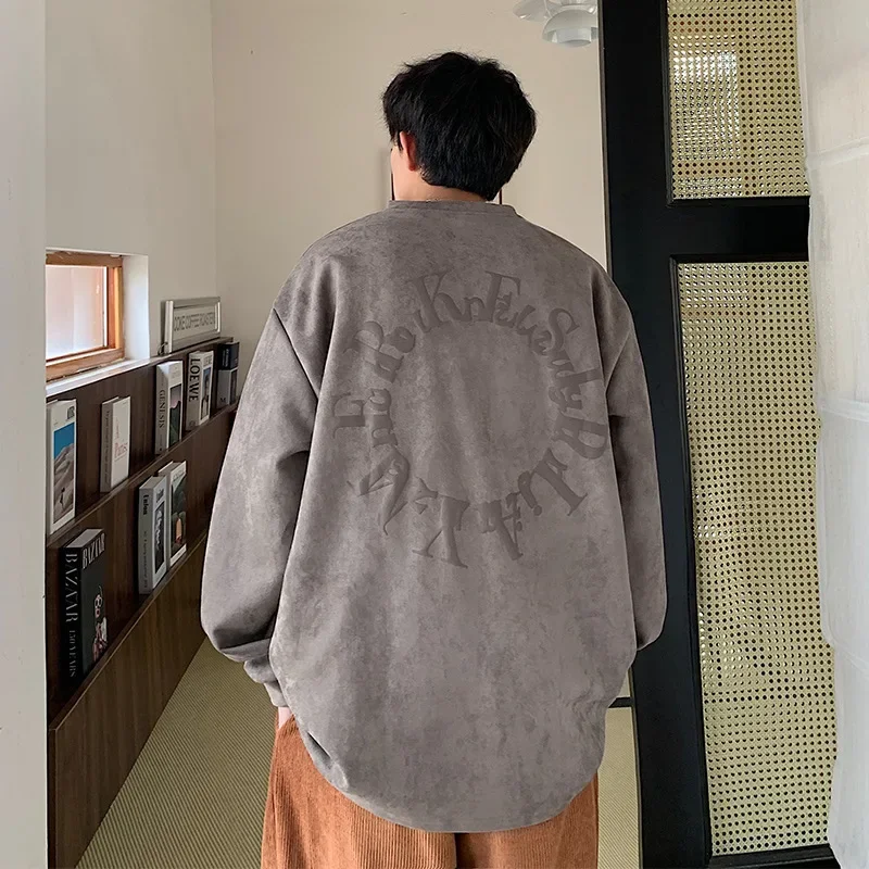 Sudadera Retro americana de manga larga con cuello redondo. - Image 2