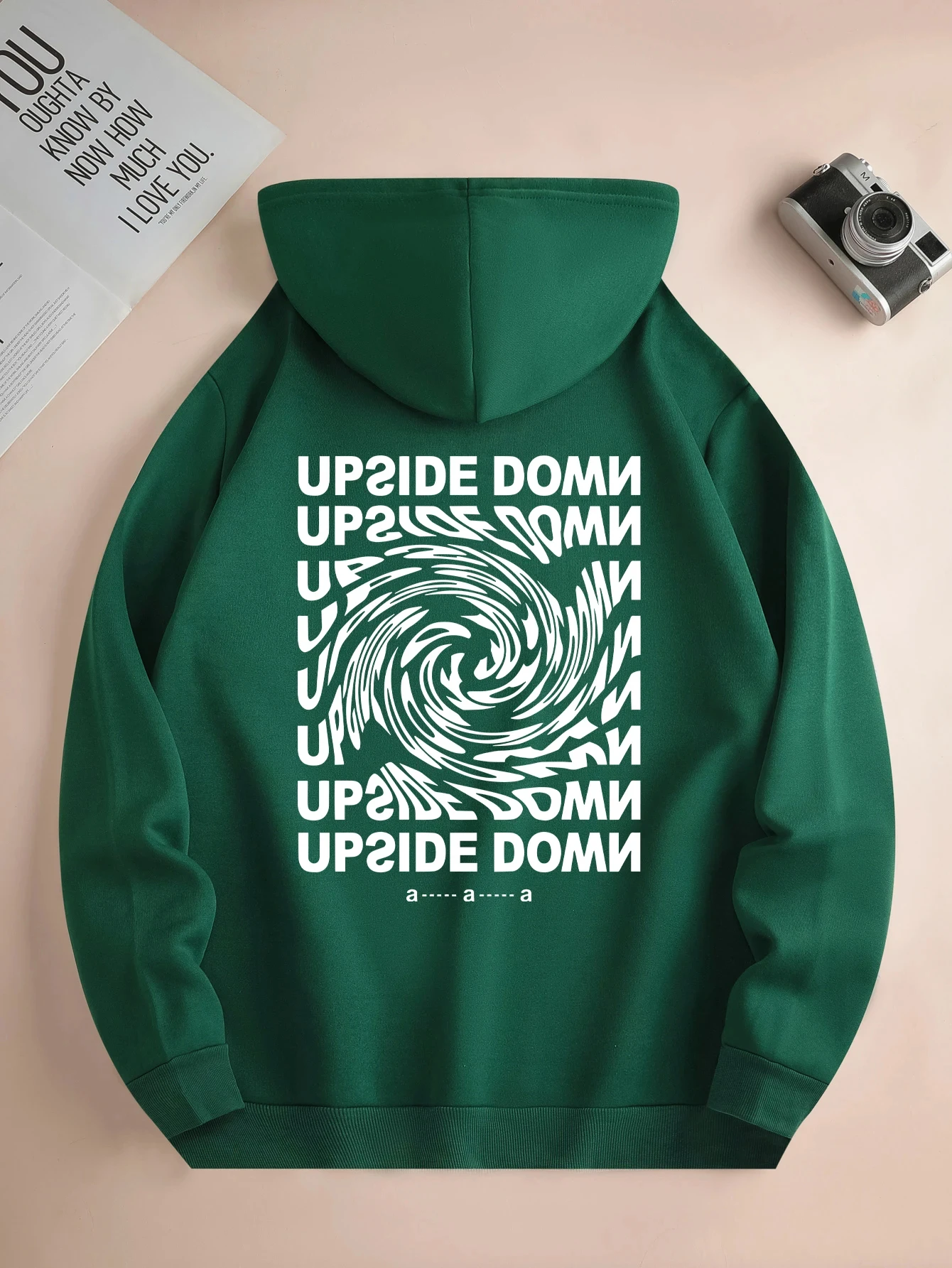 Sudadera con capucha de moda con cordón. - Image 4