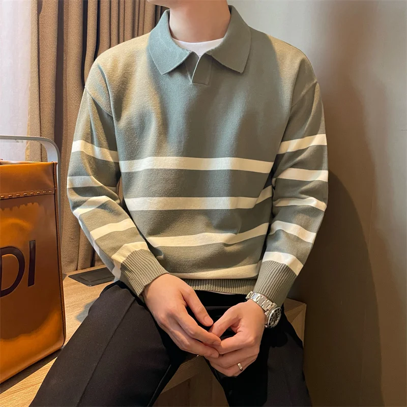 suéter a rayas, Vintage, prenda de punto. - Image 6