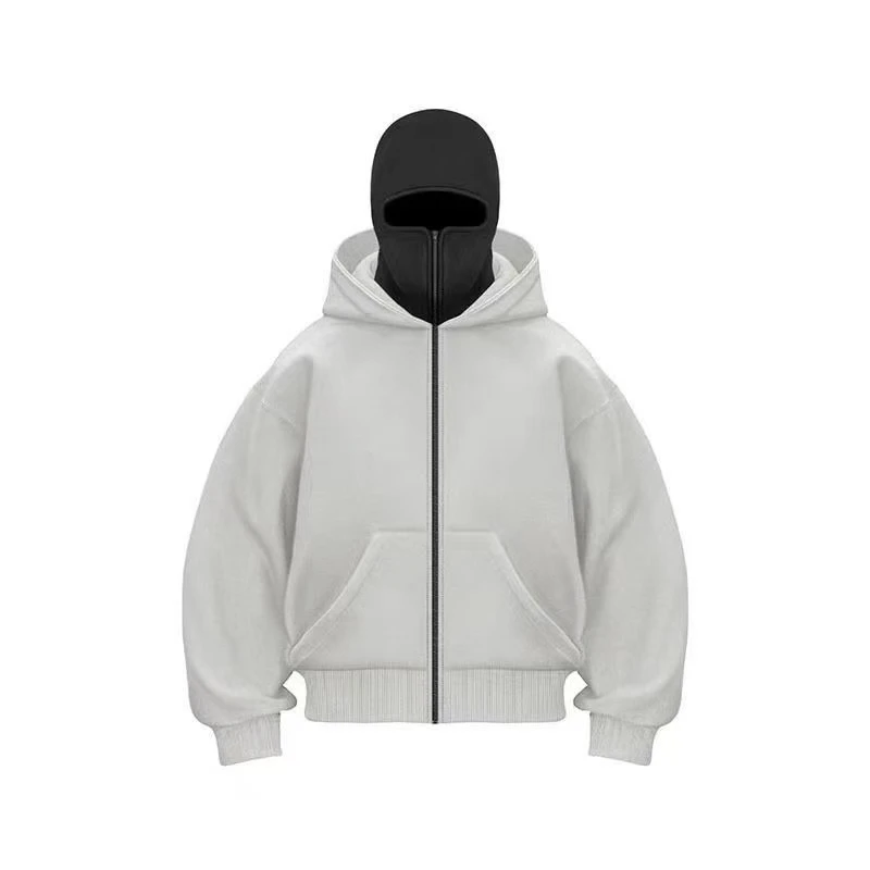 Sudadera con capucha de diseño único con doble sombrero. - Image 4