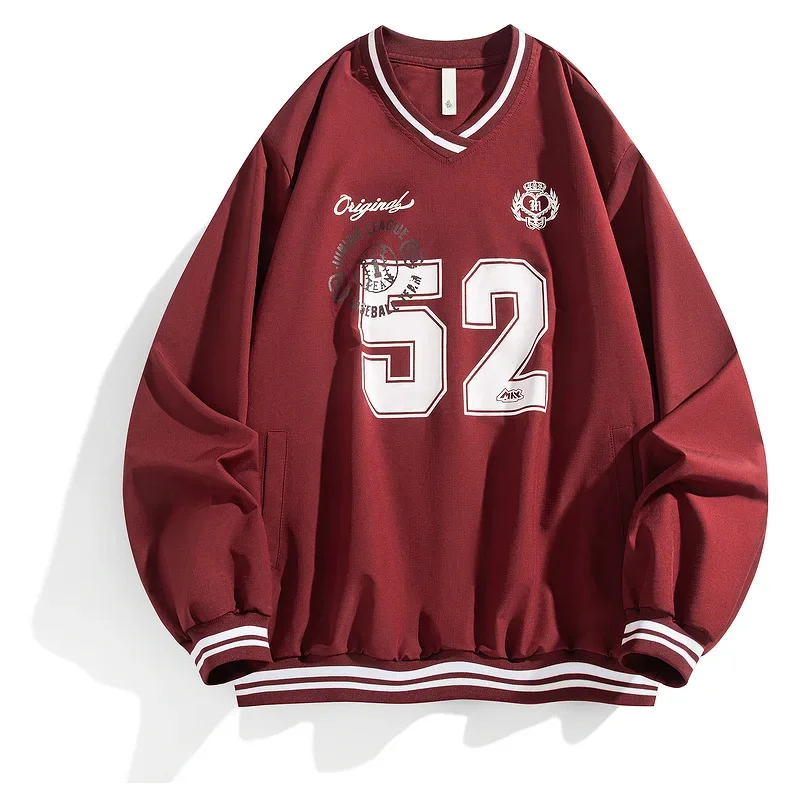 Sudadera con cuello en V, holgada. - Image 2