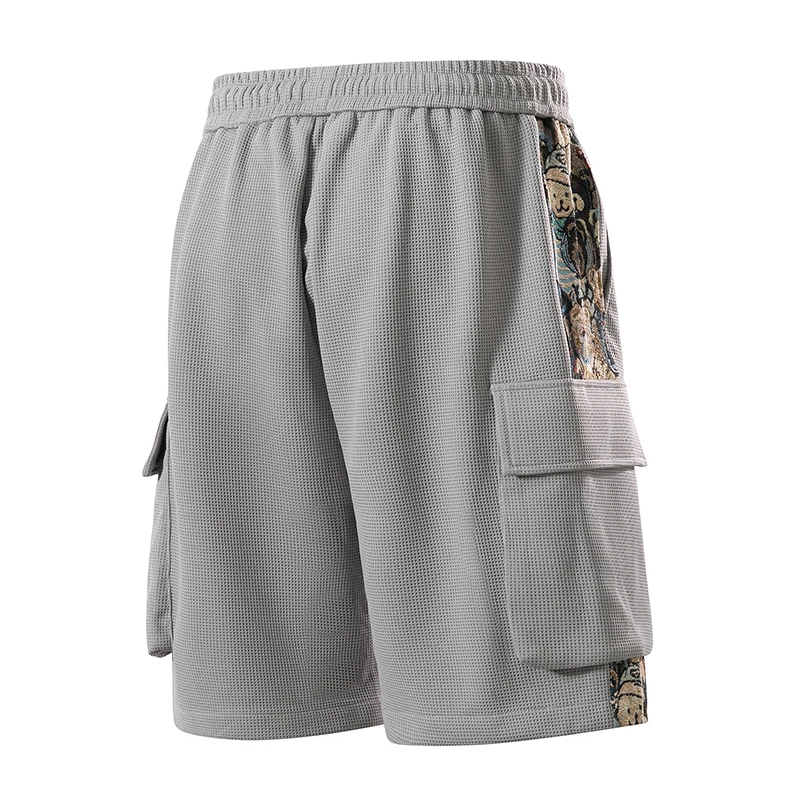 Shorts bordados de cinco puntos de talla grande. - Image 2