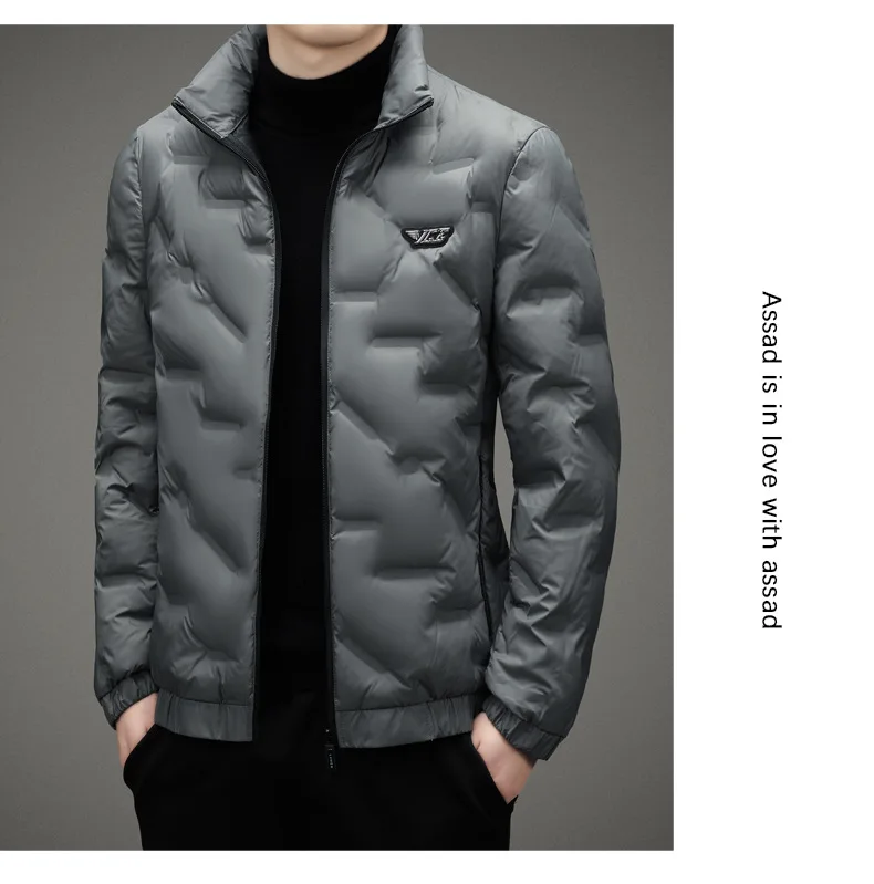 Chaqueta cálido con diseño grueso, cuello levantado, ligero. - Image 4