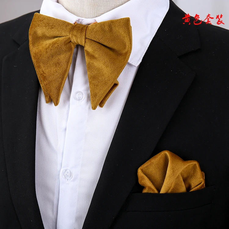 Pajaritas grandes de terciopelo, esmoquin, nudo de lazo. - Image 10