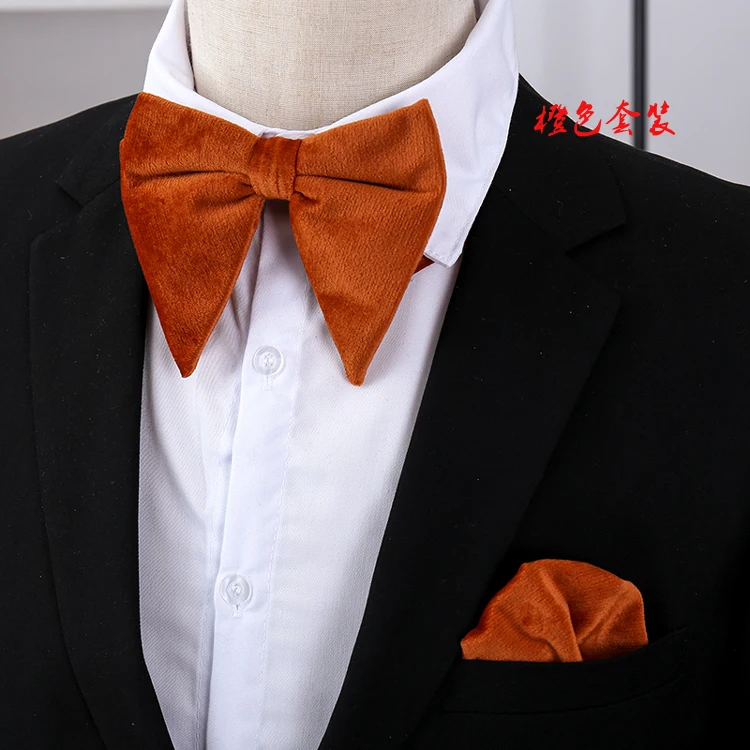 Pajaritas grandes de terciopelo, esmoquin, nudo de lazo. - Image 7