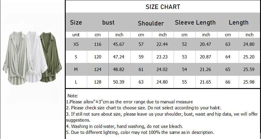 Camisa holgada de lino de manga larga con botones. - Image 4