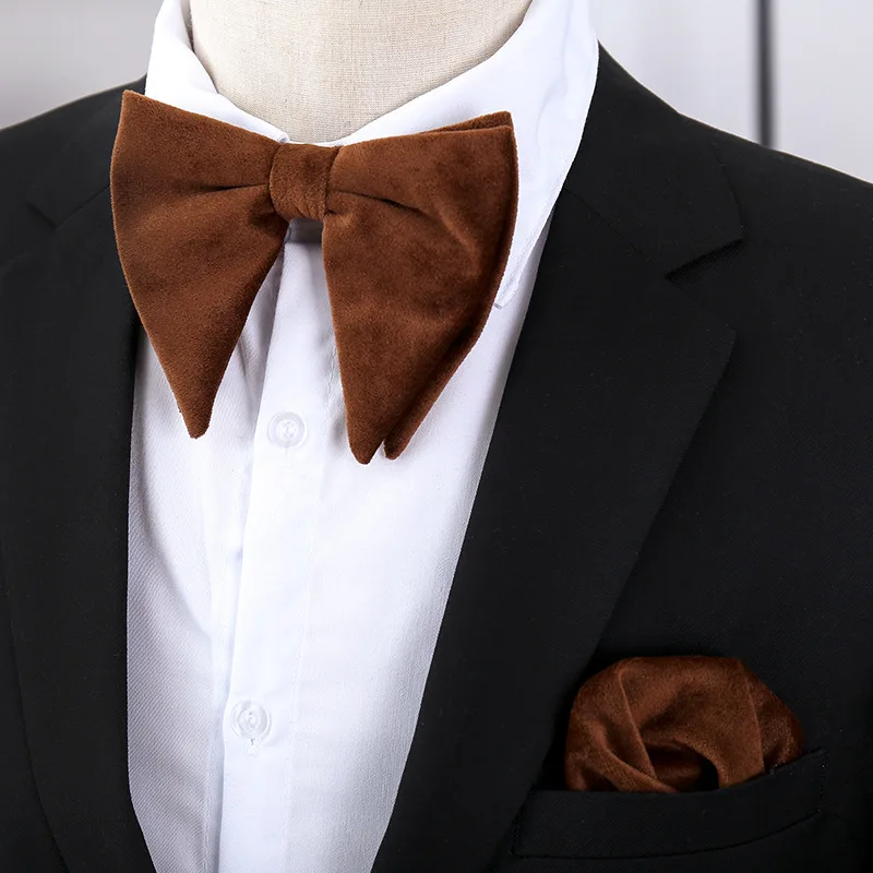 Pajaritas grandes de terciopelo, esmoquin, nudo de lazo. - Image 2
