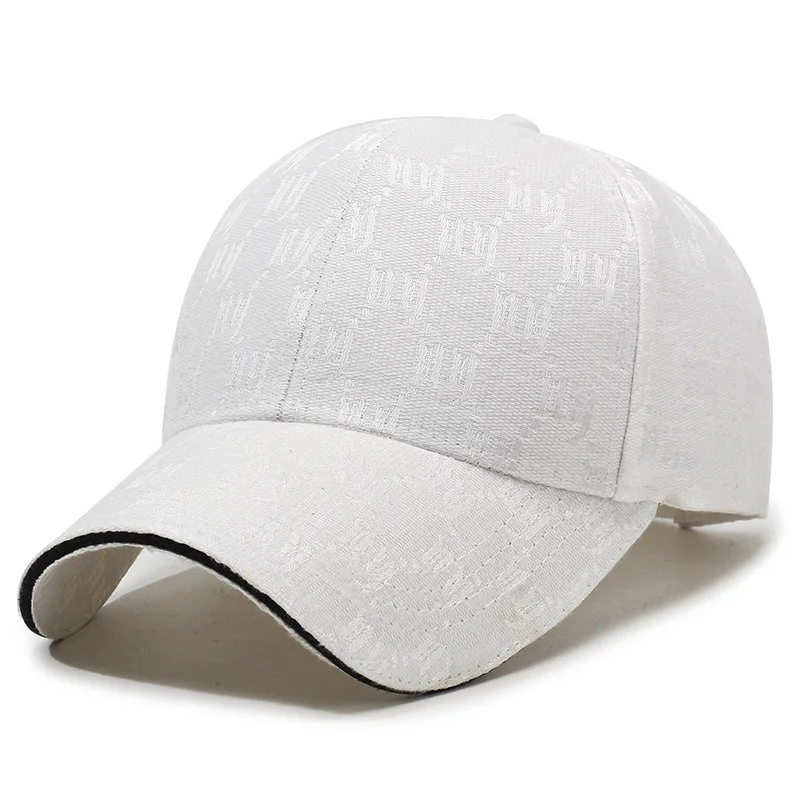 Gorra de béisbol blanca elegante y de moda: una mezcla de estilos y versatilidad - Image 6