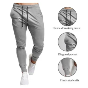 Pantalones para correr, deportivos con cintura elástica, Fitness.