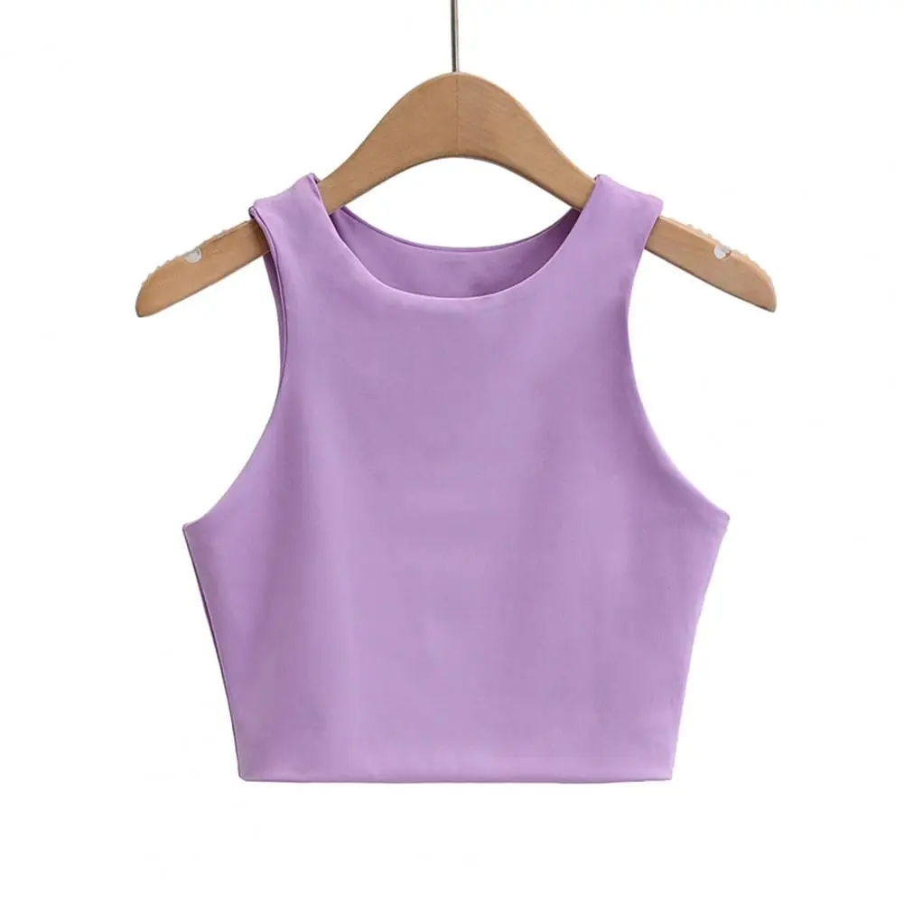 Camiseta sin mangas de cuello redondo. - Image 5