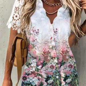 Camisa de mujer Floral.