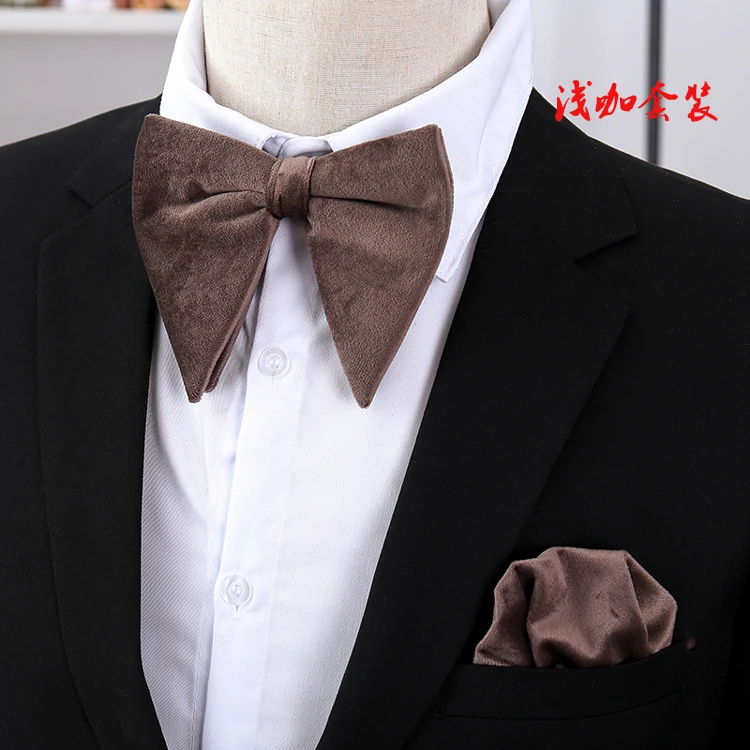 Pajaritas grandes de terciopelo, esmoquin, nudo de lazo. - Image 8