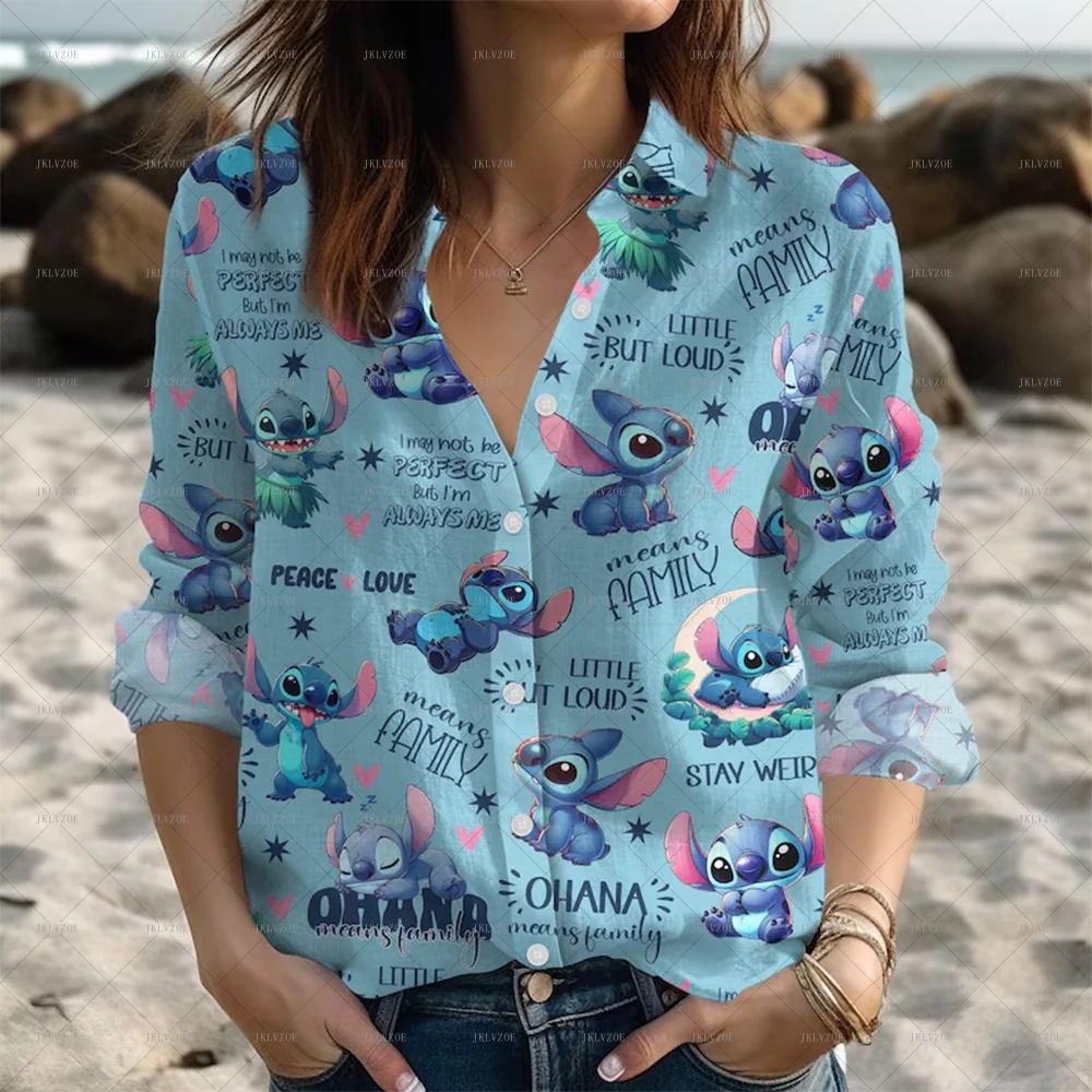 Camisa de Ohana significa Lilo y Stitch.