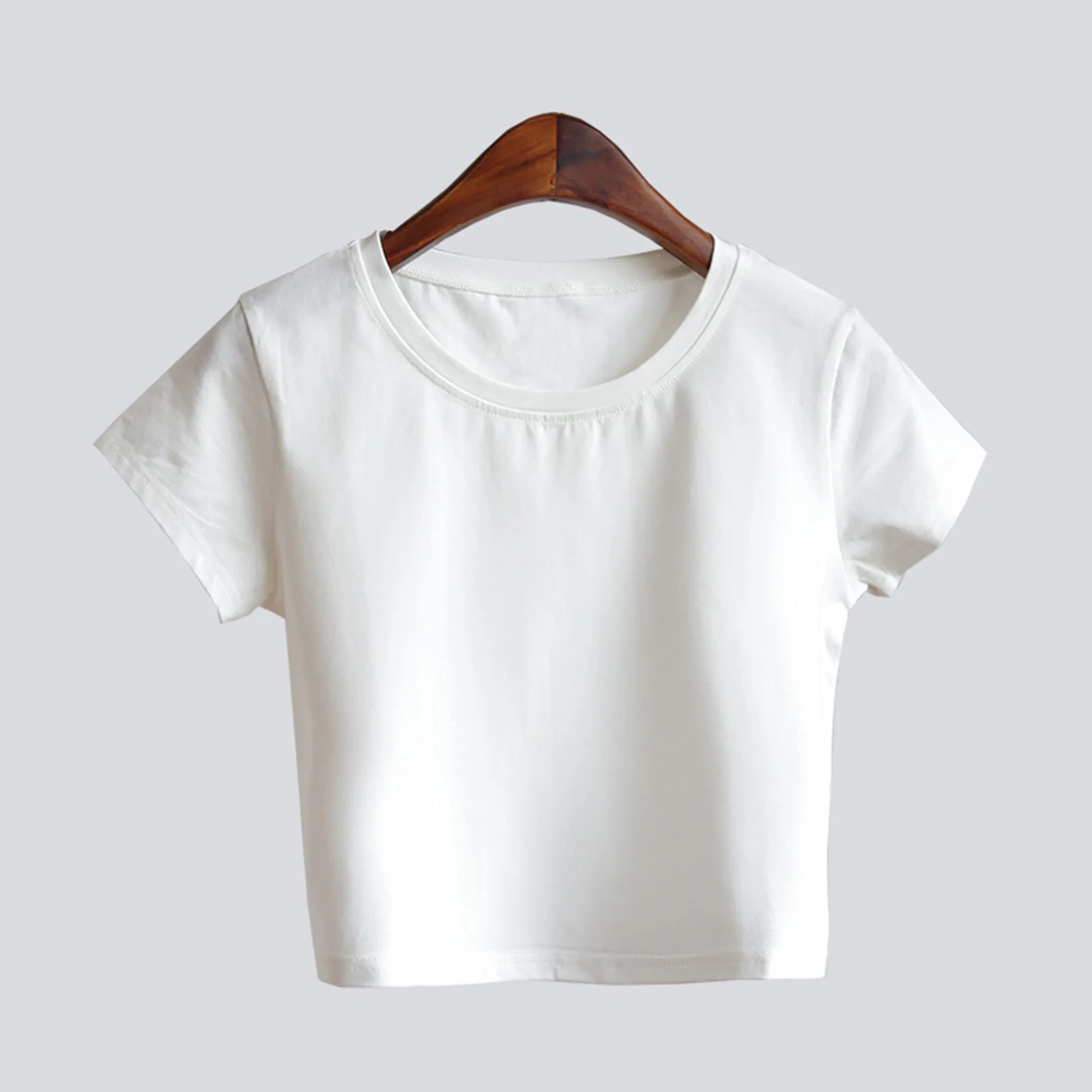 Top corto de manga corta, sin mangas. - Image 2