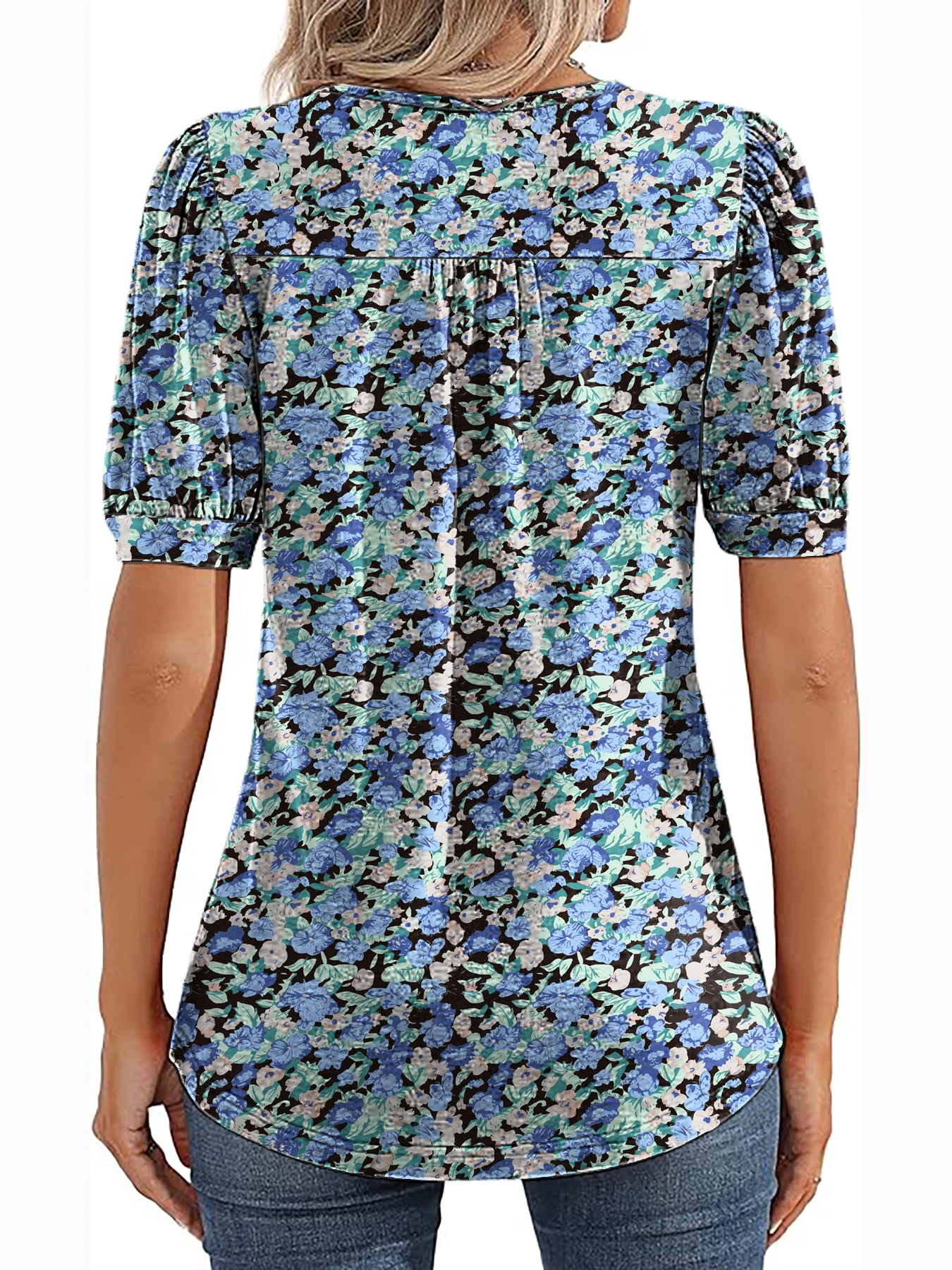 Camisas con cuello en V, manga corta. - Image 5