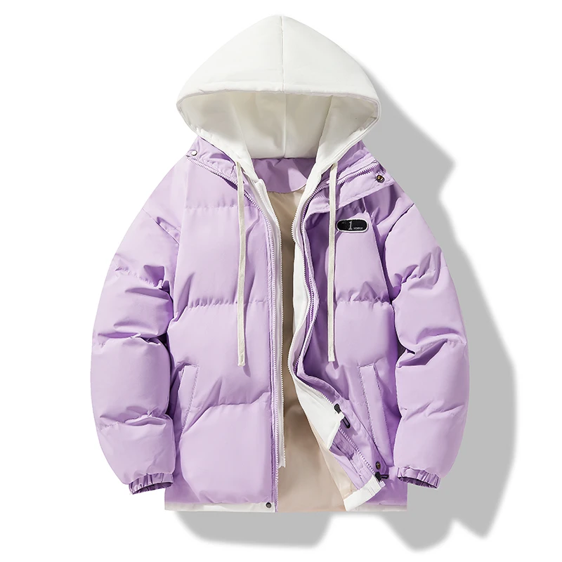 Chaqueta acolchada falsa de dos piezas. - Image 8