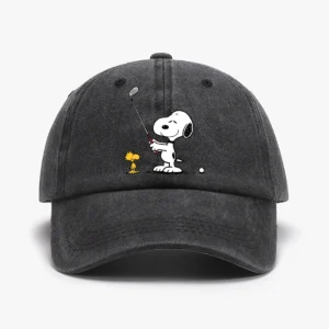 Gorra de béisbol estampada "Snoopy".