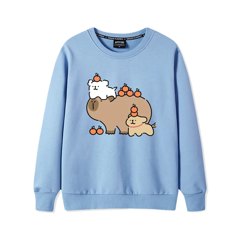 Sudadera de capibara, cuello redondo. - Image 3