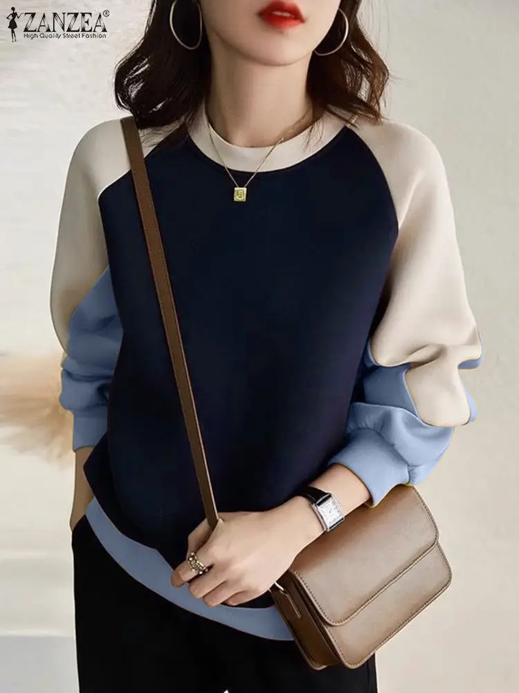 Sudadera cuello redondo, manga larga.