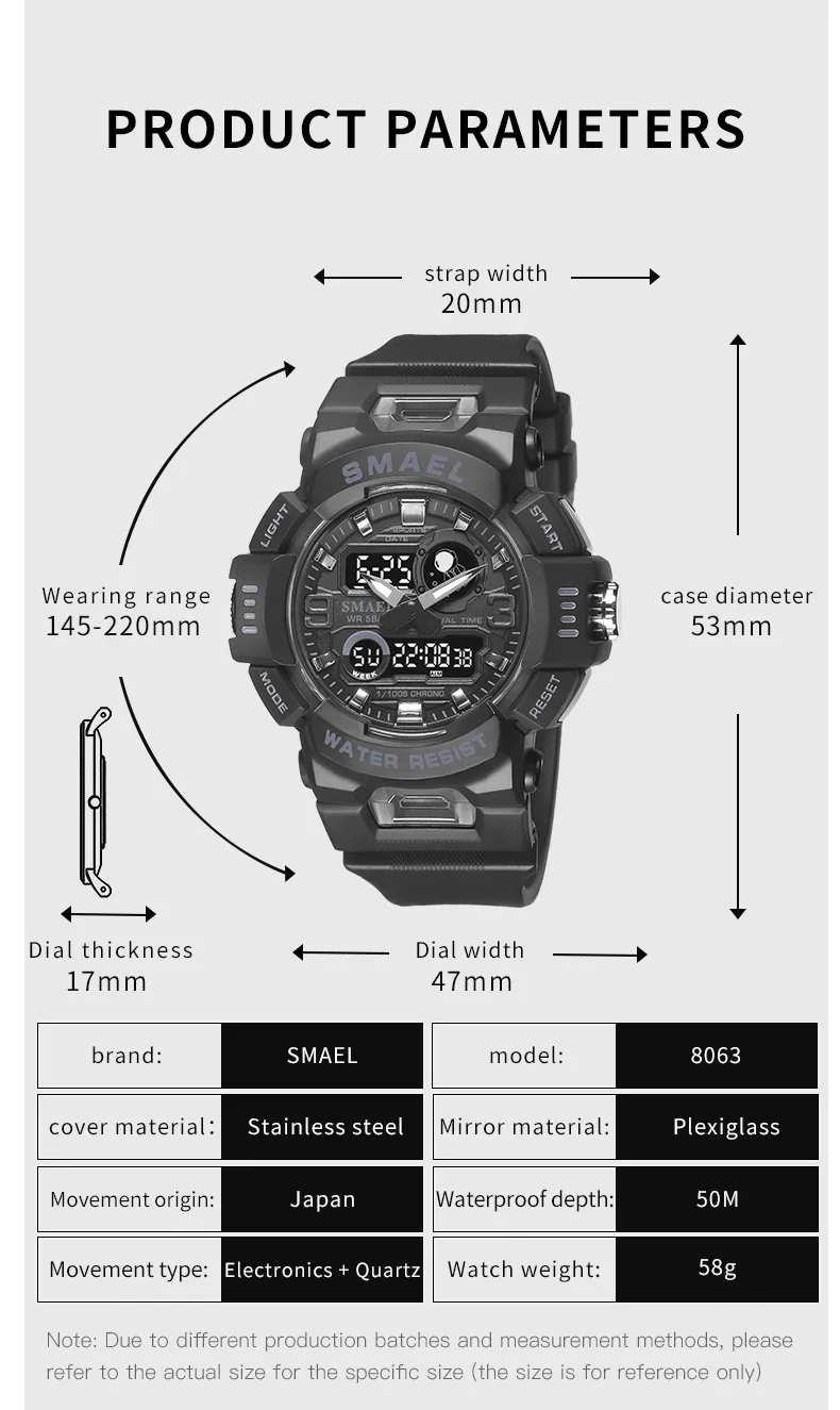 Reloj Astro multifuncional, con luz nocturna, pantalla Dual. - Image 5