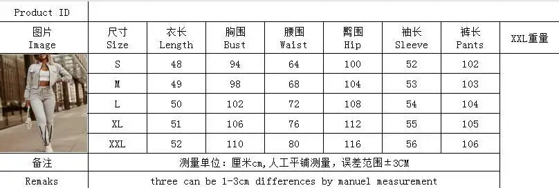 Conjunto de pantalón con cordón, Top de manga larga con diseño de cremallera. - Image 5
