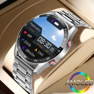 Reloj inteligente deportivo, pulsera con llamadas, Bluetooth, láser, presión arterial, resistente al agua.