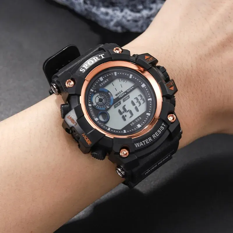 Reloj, cronógrafo electrónico con calendario y fecha. - Image 3