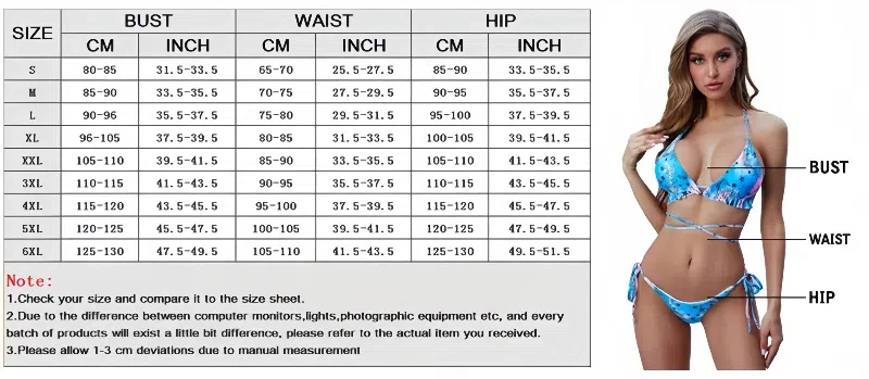 Bikini con estampado Floral Push Up conjunto con Tanga. - Image 7