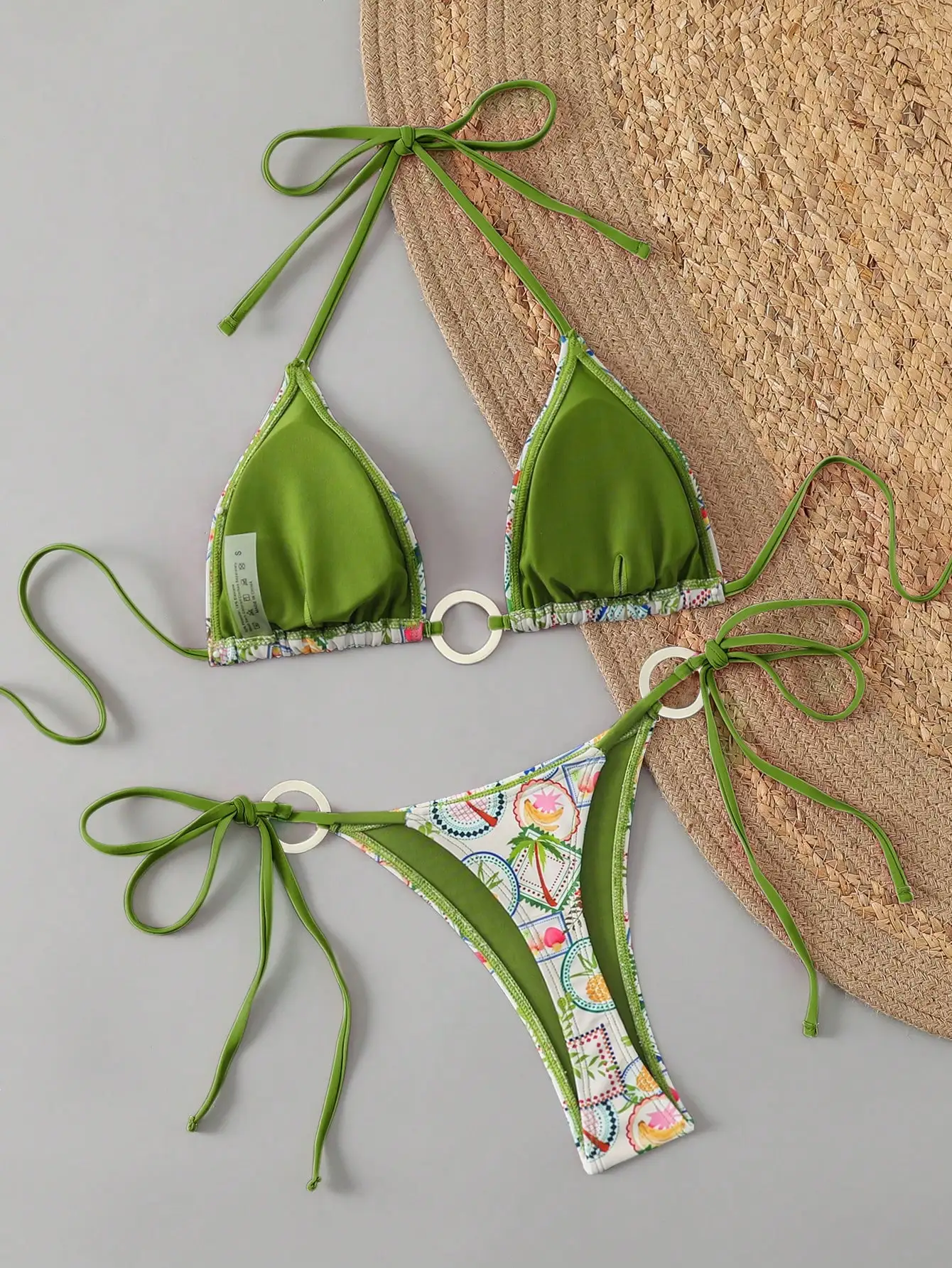 Bikini con push up 2 piezas Tanga. - Image 5