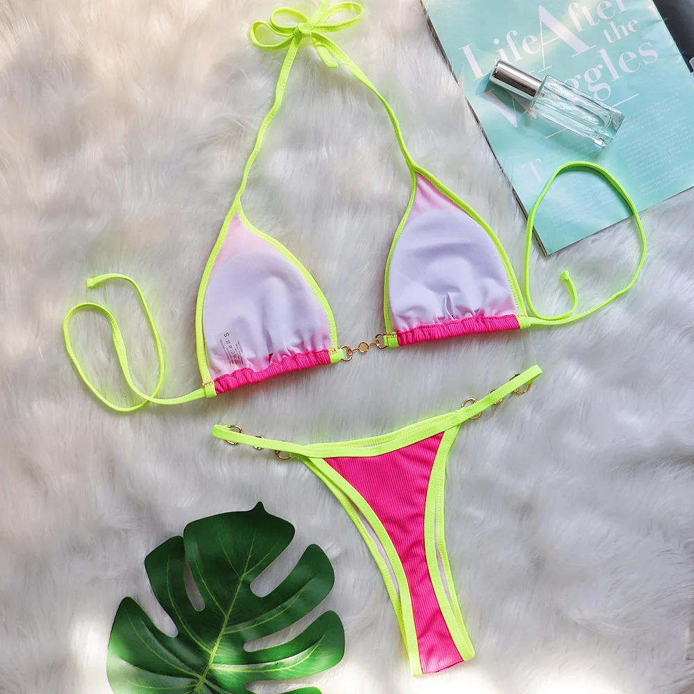 Bikini Push Up acanalado anillo perla. - Image 13