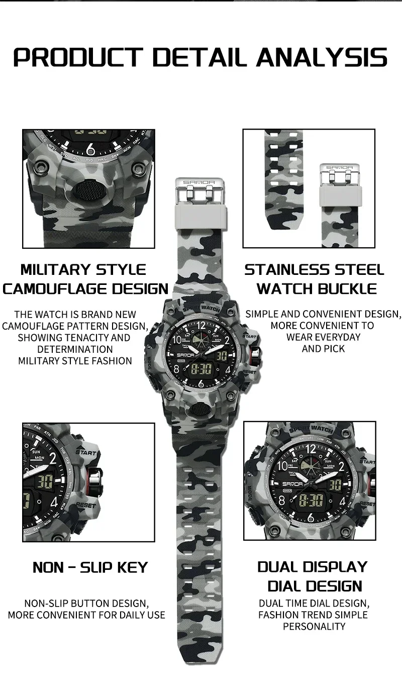 SANDA reloj, LED. - Image 9