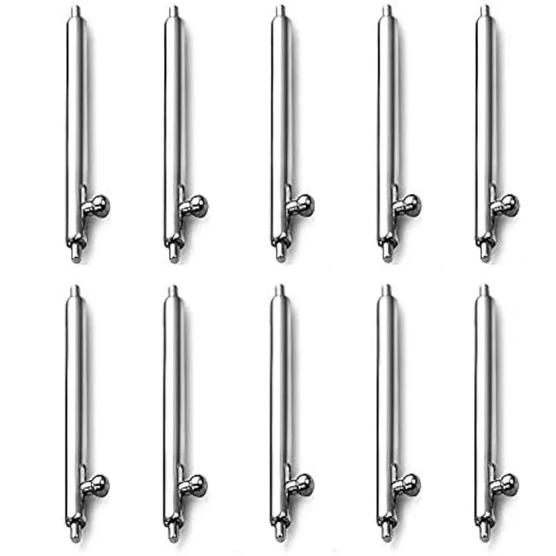10 Uds. Pasadores de liberación rápida 1,5mm 1,8mm de diámetro Pin de correa de reloj para reloj inteligente 18/20/22/24mm.