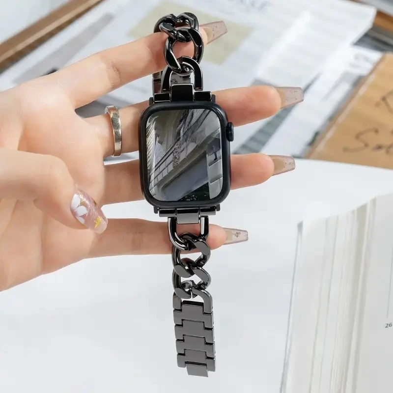 Correa de Metal para Apple Watch 10 Ultra 46mm 9 8 7 banda 42mm 45mm 41mm, iWatch Series 6 SE 40/44/49mm - Image 4